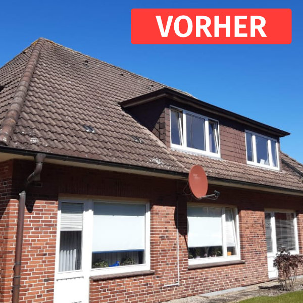 Dach vor der Dachbeschichtung Itzehoe